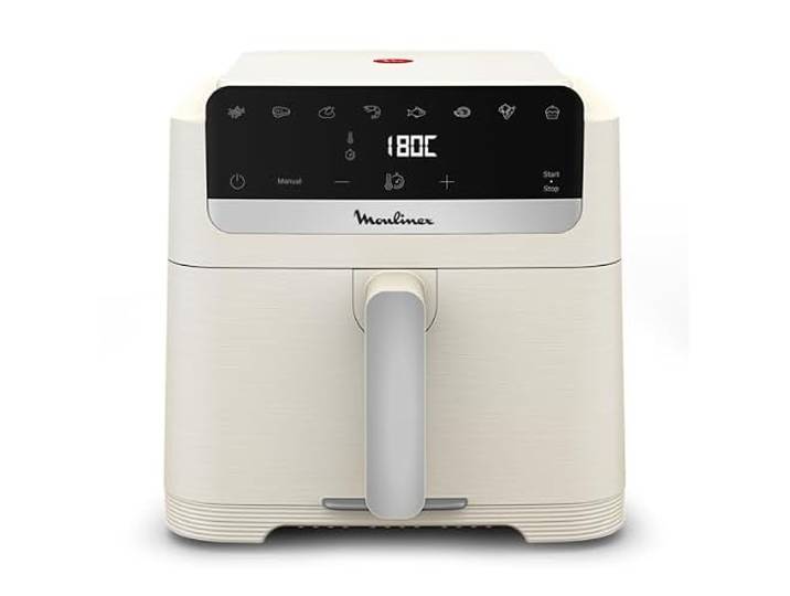 Moulinex Easy Fry Mega Compact Luftfritteuse, energiesparend, Fassungsvermögen 7,5 l, abnehmbare Vorderseite, EZ866AF0