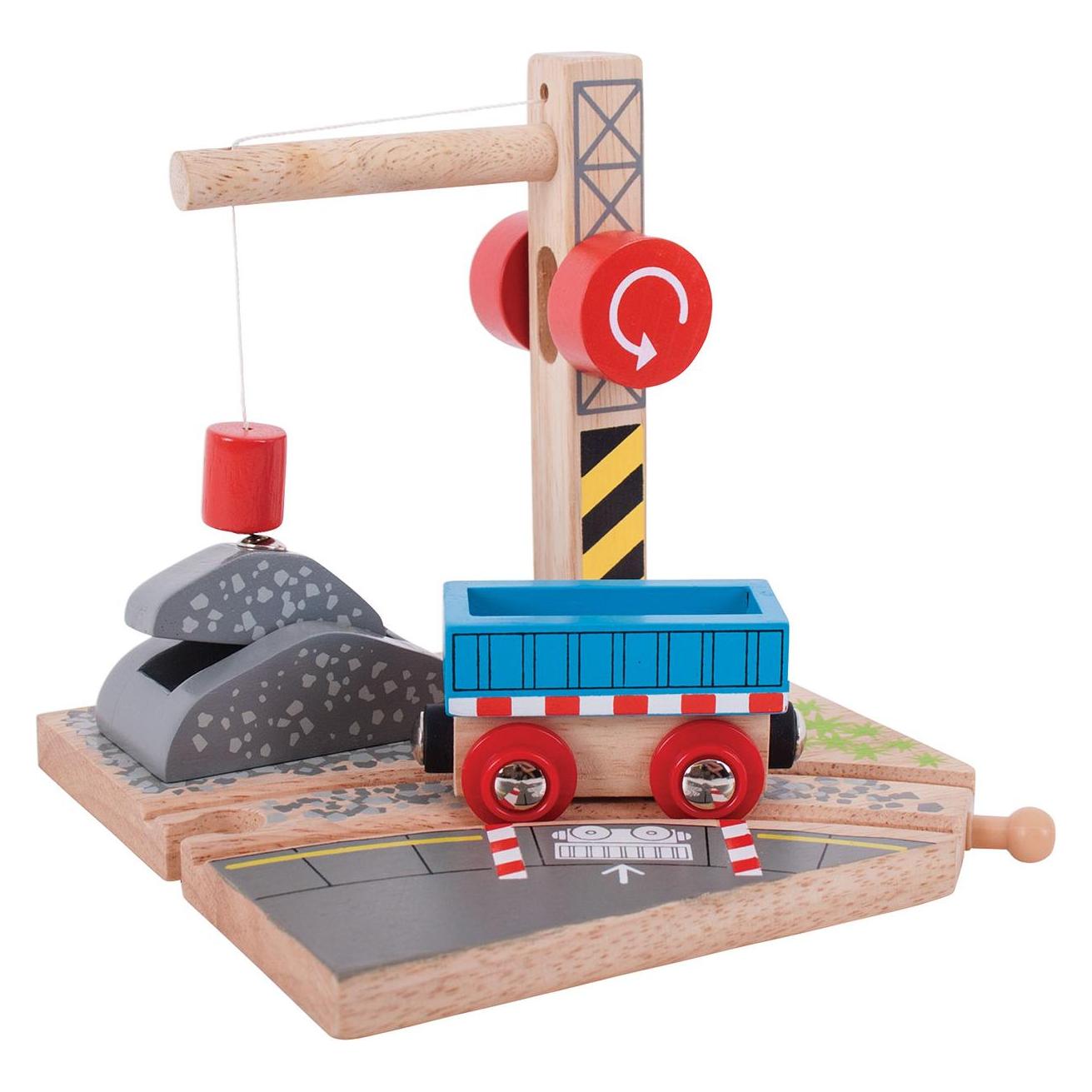 Bigjigs Hölzerne Schienen-Kies-Wasserhahn (BJT253)