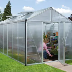 Vitavia Gewächshaus "Zeus 13800",aluminium eloxiert,13,8 m2