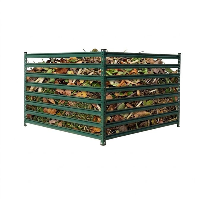 Relaxdays Stalen compostbak voor de tuin