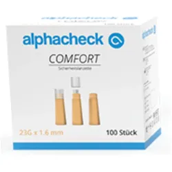 Alphacheck Comfort Sicherheitslanzetten 23G 1.6 Mm 100 ST