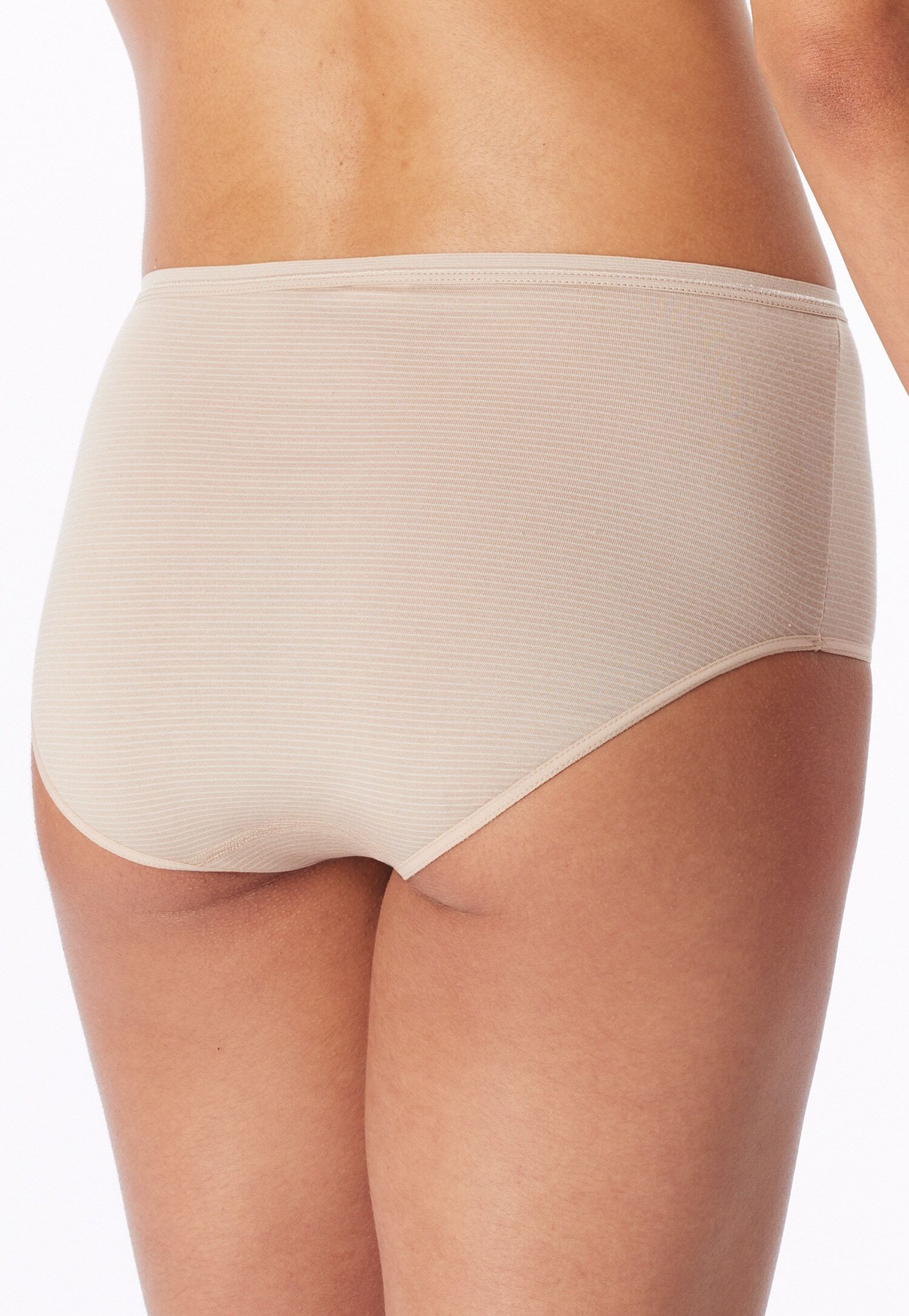 Midislip SCHIESSER "Modal Essentials", Damen, Gr. 36, beige (410, sand), Single Jersey, Obermaterial: 80% Modal, 10% Elasthan, 10% Polyester, körpernah, Unterhosen Midislip, Glanzgarn-Details, weicher Bund, Basic 410, sand 36