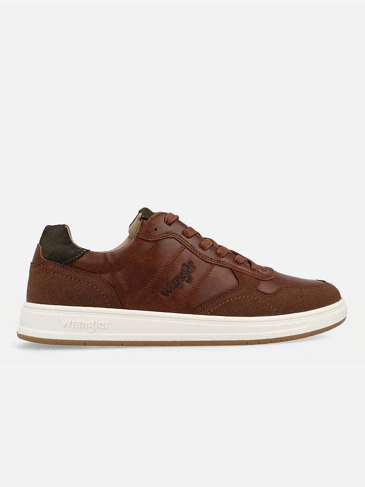 Wrangler Sneakers "Rusty" in Braun - 43