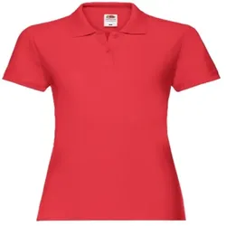 Fruit of the Loom Ladies' Premium Polo Damen - red - M