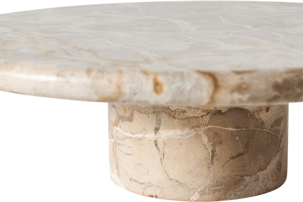 Muubs Vita Kageopsats Seashell Marmor Ø30xh8,5 Cm