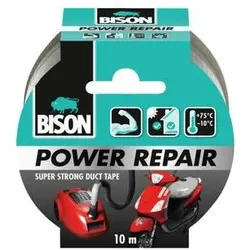 Bison, Klebeband, Power Repair Grau Rolle 10 M