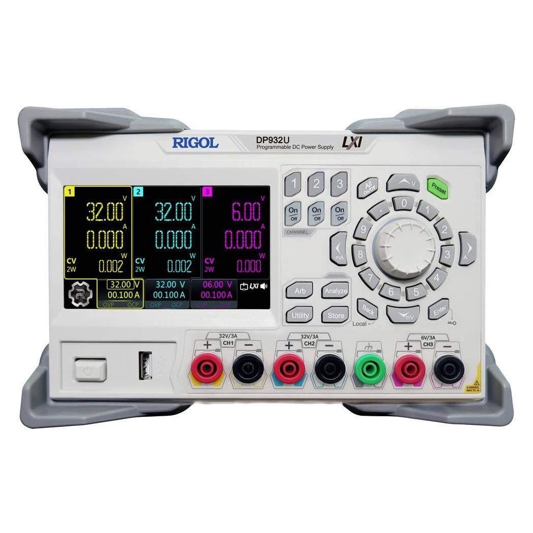 Rigol DP932U Alimentatore da laboratorio regolabile 0 - 32 V/DC 0 - 3 A 210 W USB LAN (DP932U)