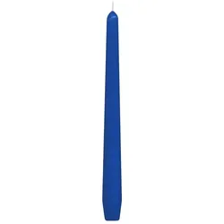 50x Spitzkerzen 245 mm 8 Stunden Brenndauer dunkelblau