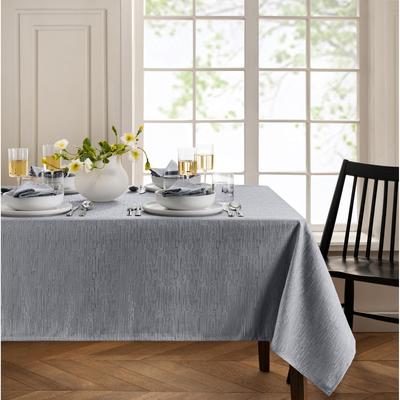 Threadmade Continental Solid Texture Water and Stain Resistant Tablecloth
