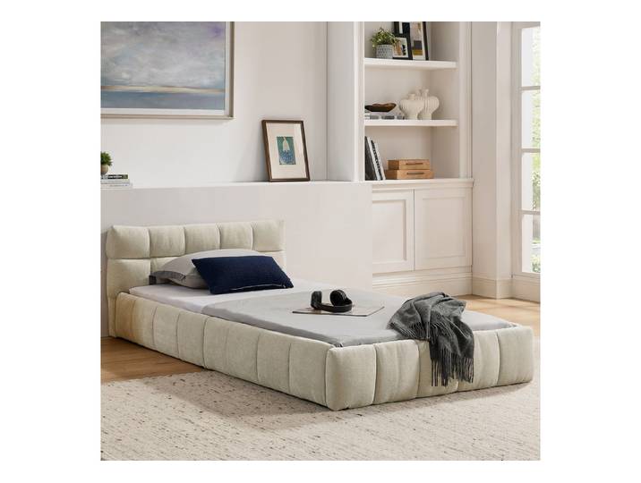 HAUSS SPOLE Polsterbett 90×200 Jugendbett Kinderbett ohne Matratze Bettgestell