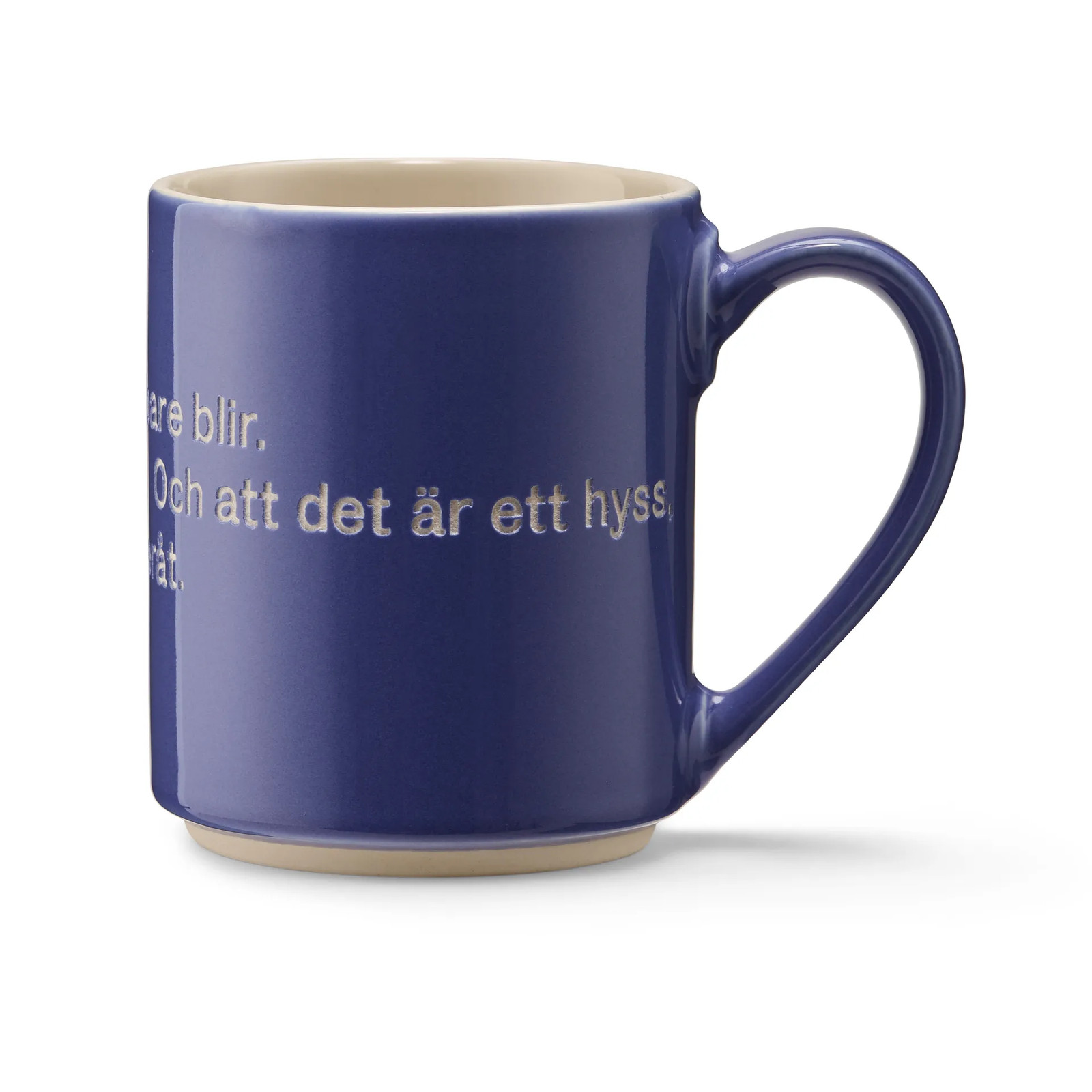 Design House Stockholm Astrid Lindgren mok It's not something you plan blauw-Zweeds