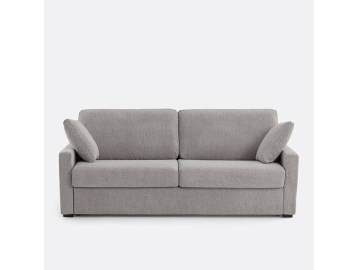 LA REDOUTE Canapé-lit texturé chiné, mousse premium HR, TIMOR 3 Places Beige Ecru, Made in France