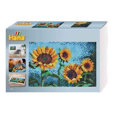 Hama Bügelperlen Art Sonnenblumen Geschenkbox