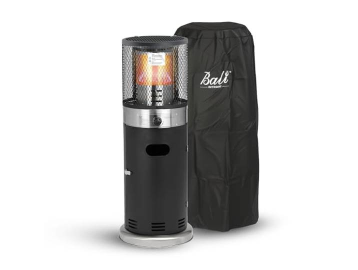 Bali OUTDOORS lounge terrasverwarmer 7.3kW -Staande Heater - Gas -Regenhoes