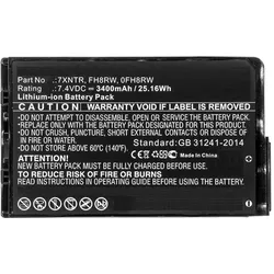 CoreParts MBXDE-BA0184 (3400 mAh), Notebook Akku, Schwarz