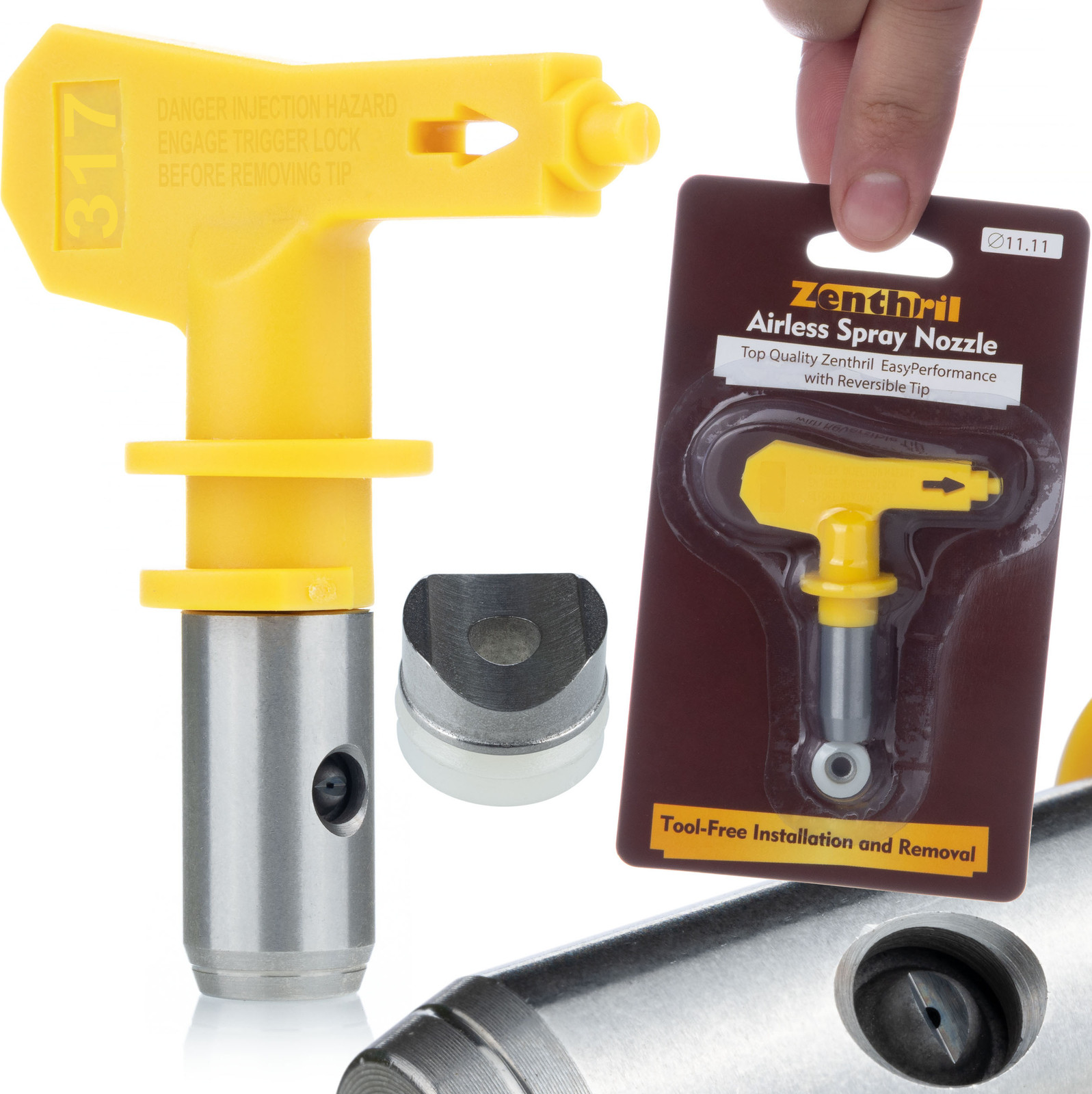 Zenthril EasyPerformance spuitkop voor verf, model 317