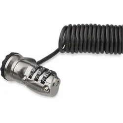 StarTech Security Cable, Notebook Security, Schwarz, Silber