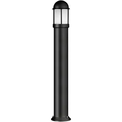 LCD, Gartenbeleuchtung, Pollerleuchte schwarz IP44 H450mm 1027 (E27, IP44)