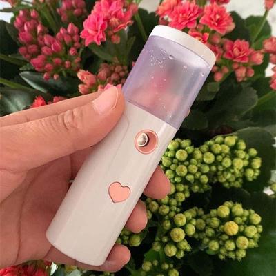 United Portable Facial Hydration Sprayer USB Nano Mist Cold Spray Beauty Device pink