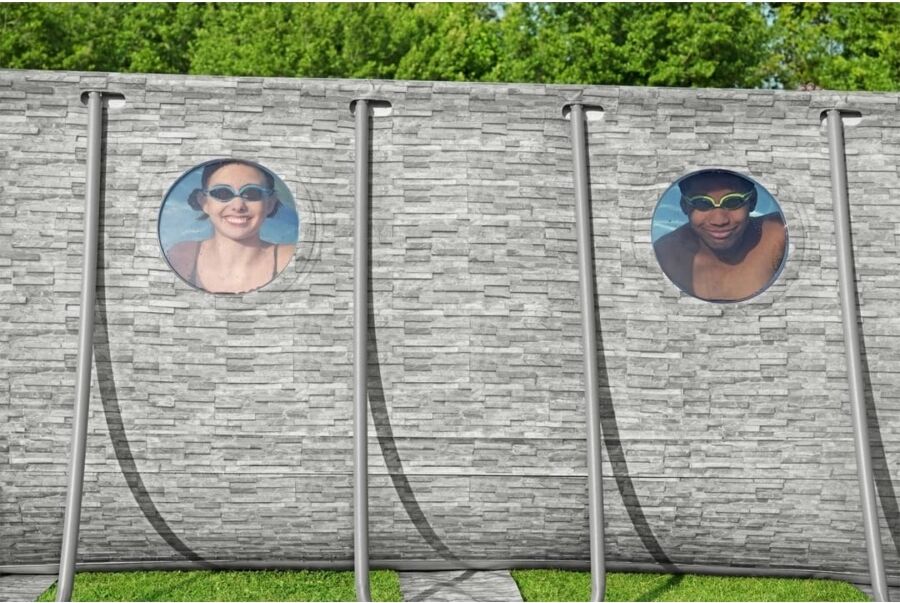 Bestway PISCINA POWER STEEL SWIM VISTA OVALE 5,49X2,74MT