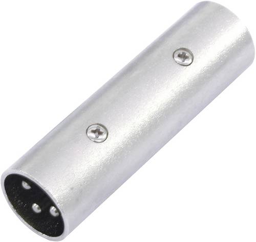 Omnitronic 30226570 XLR Adapter [1x XLR-Stecker 3 polig - 1x XLR-Stecker 3 polig]