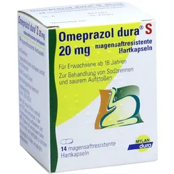 Omeprazol dura S 20 mg magensaftresist.H 14 St
