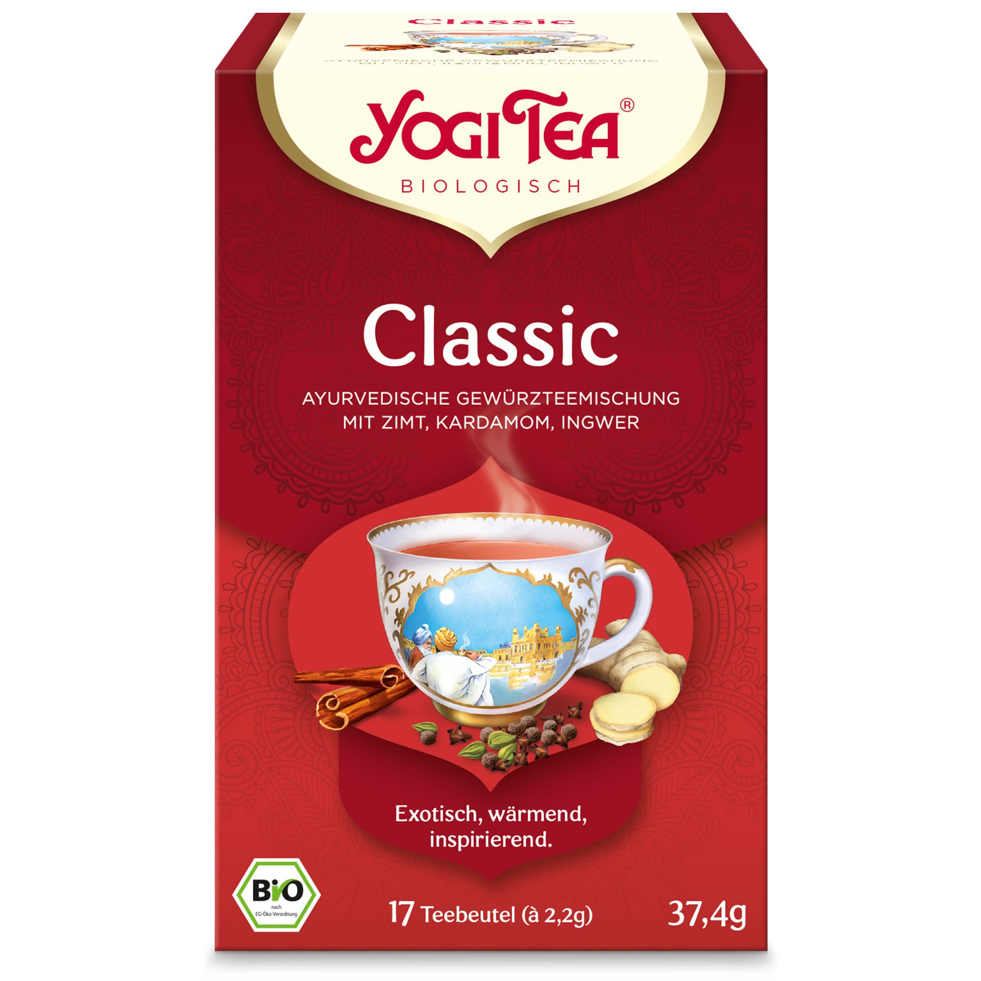 Yogi TEA Classic Bio Filterbeutel 17x2,2 g