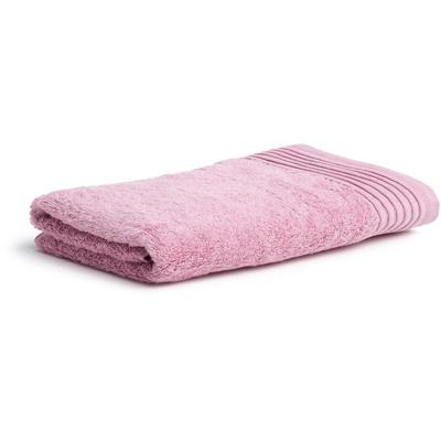 Badetuch MÖVE "Loft", rosa, B:80cm L:150cm, Walkfrottier, Baumwolle, Handtücher, Badetuch, mit breiter Bordüre