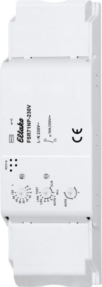 Eltako radiobediende stroomschakelaar impulsrelais FSR71NP-230V