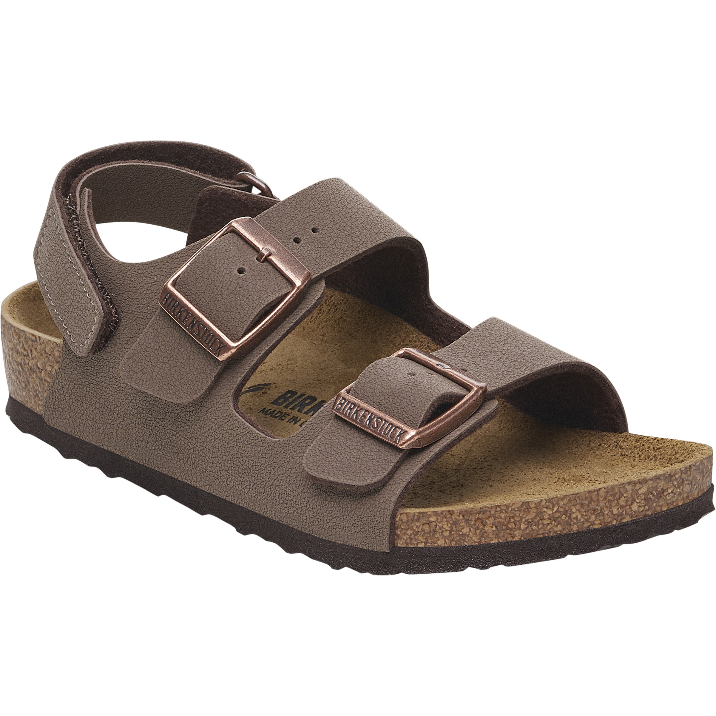 Birkenstock Milano Birkibuc Narrow Sandalen Kinder Sandalen braun Größe 30 Lifestyle