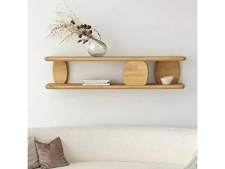 Dmora Regal Orionia 120x24x30h cm Braun, EIN Brett