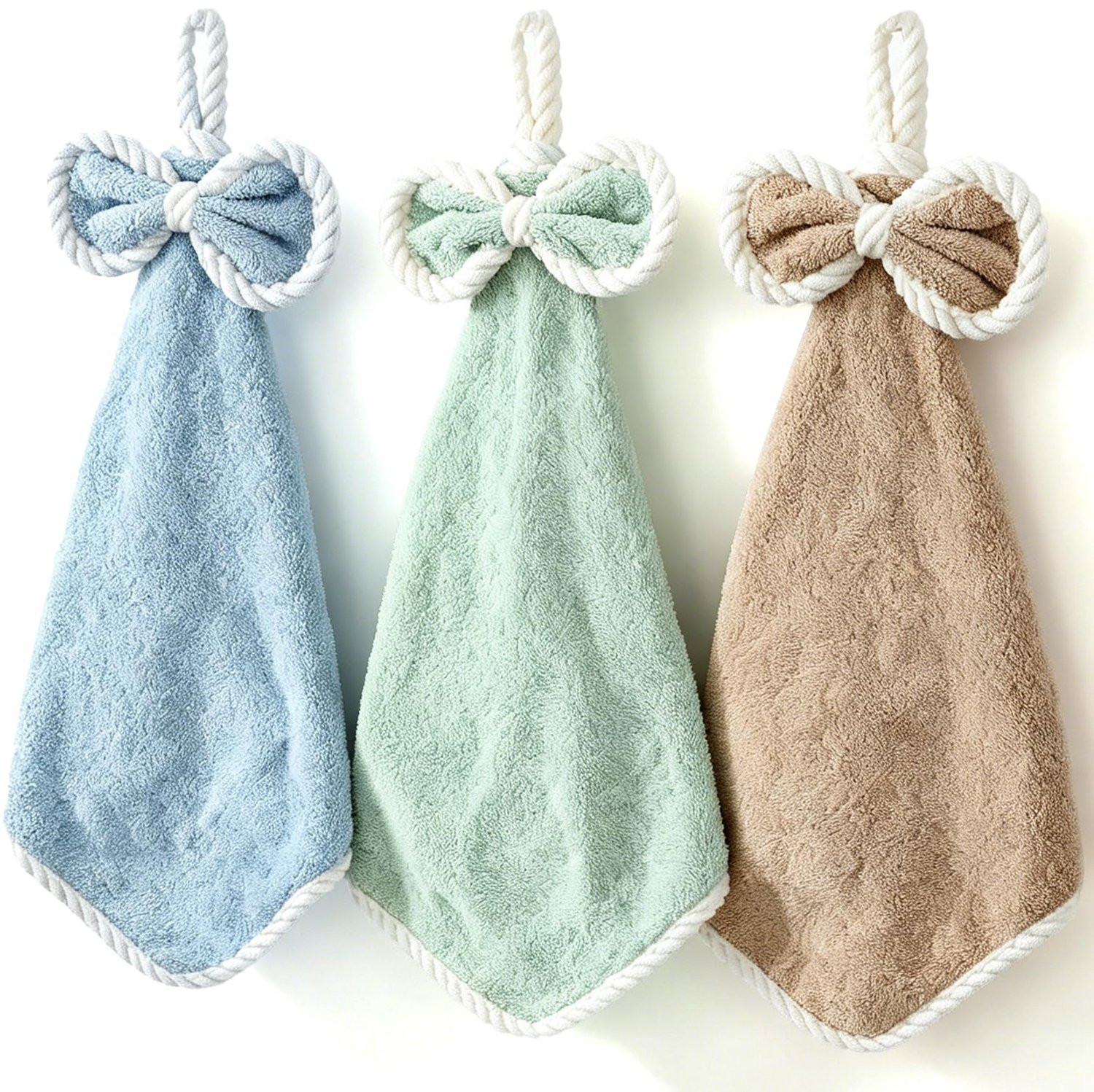 Set van 3 microfiber handdoeken voor keuken en badkamer