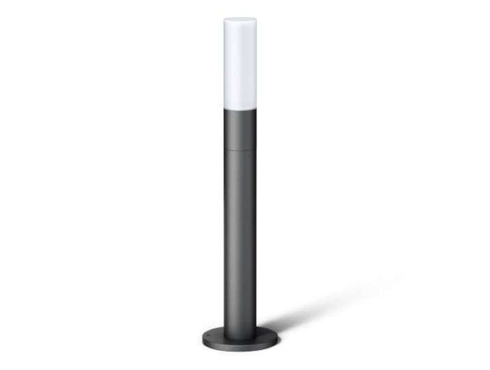 Steinel LED Wegeleuchte GL 65 Anthrazit, Opalglas, Aluminium Standleuchte, Gartenleuchte warmweiß, 77 cm hoch
