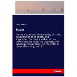 Essays, Belletristik von James Beattie