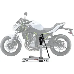 Zentralständer EVOLIFT® für Kawasaki Z650 17- Shadow Edition (Grundfarbe: Grau) Ohne Ohne Ohne Mit Werbeschild