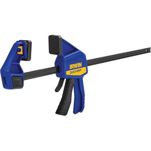 Irwin Einhandzwinge T518QCEL7, Quick-Grip Medium-Duty, 82mm Ausladung, Spannweite 450mm