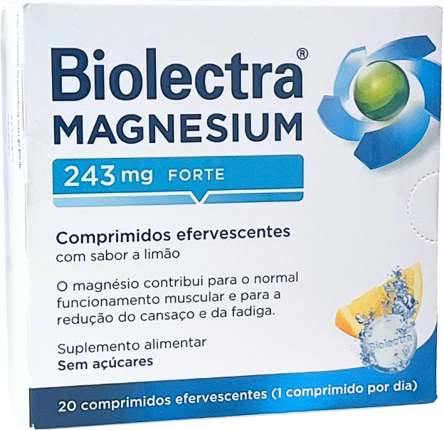 Biolectra Magnesium 243mg Forte 20 comprimidos efervescentes