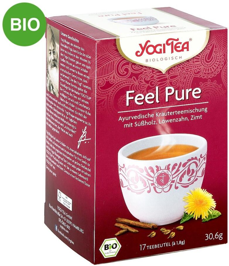 Yogi Tea Feel Pure Bio Teebeutel 17X1.8g