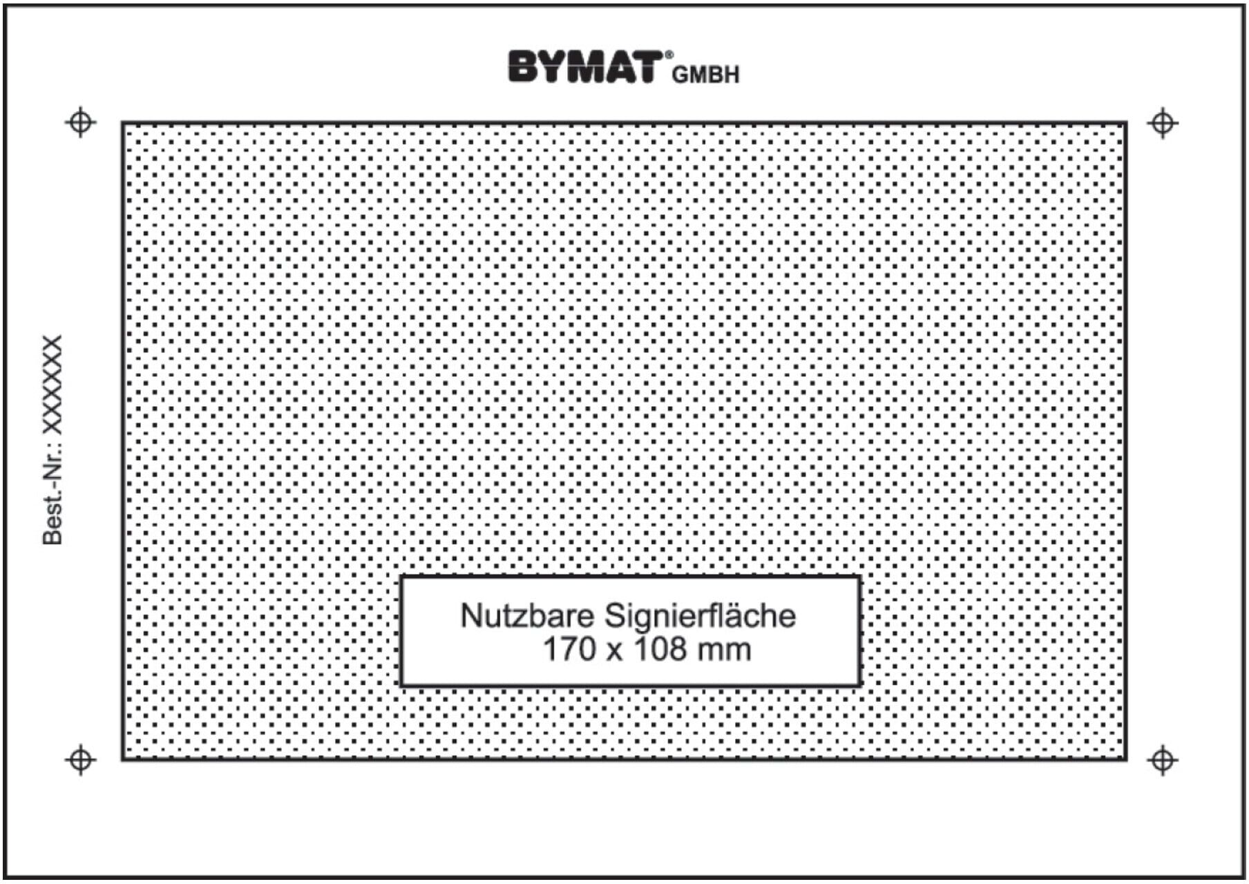 schweisskraft Langzeitschablone 1/2 DIN A4 257 x 85mm ungerahmt (1231016SU)