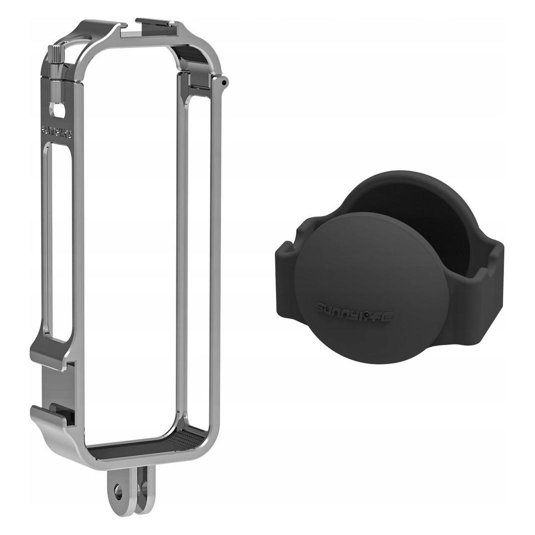 Sunnylife Frame Mount Uchwyt Obudowa Ramka 2x Iso Na Gopro + Dekielek Do Insta360 X4 / X4-bk809-t (Sunnylife)