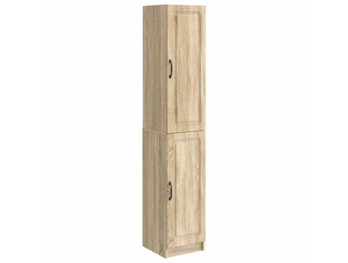 PUGYNBK Schrank-Set, 2 Stück, Sonoma-Eiche, technisches Holz Vielseitige Aufbewahrung für Wohnzimmer, modernes Design, integrierte Fächer, einfache Reinigung