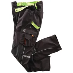 Terrax, Arbeitshose, Softshellhose Workwear Grösse 54 schwarz/limette (54)