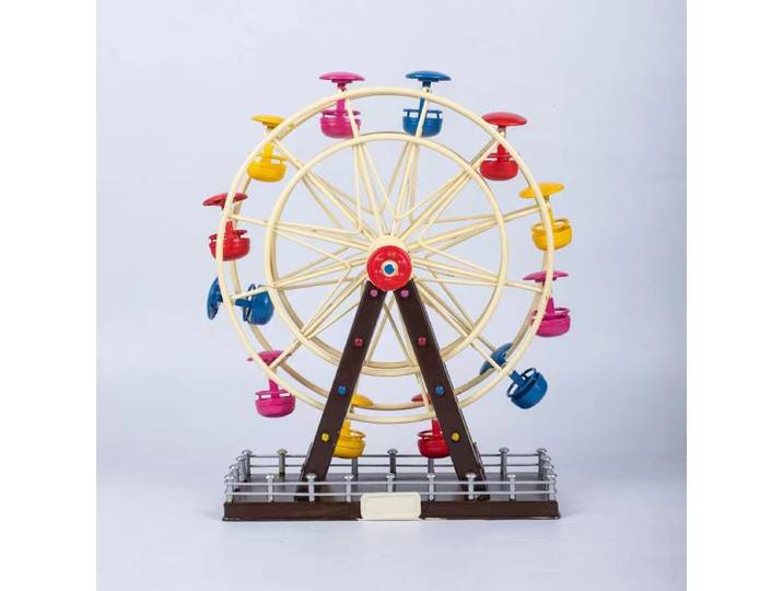 Aqumotic Christmas Village Amusement Park Set, Iron Hot Wheel Figure, Auckland, Navidealisation Rueda De La Fortuna