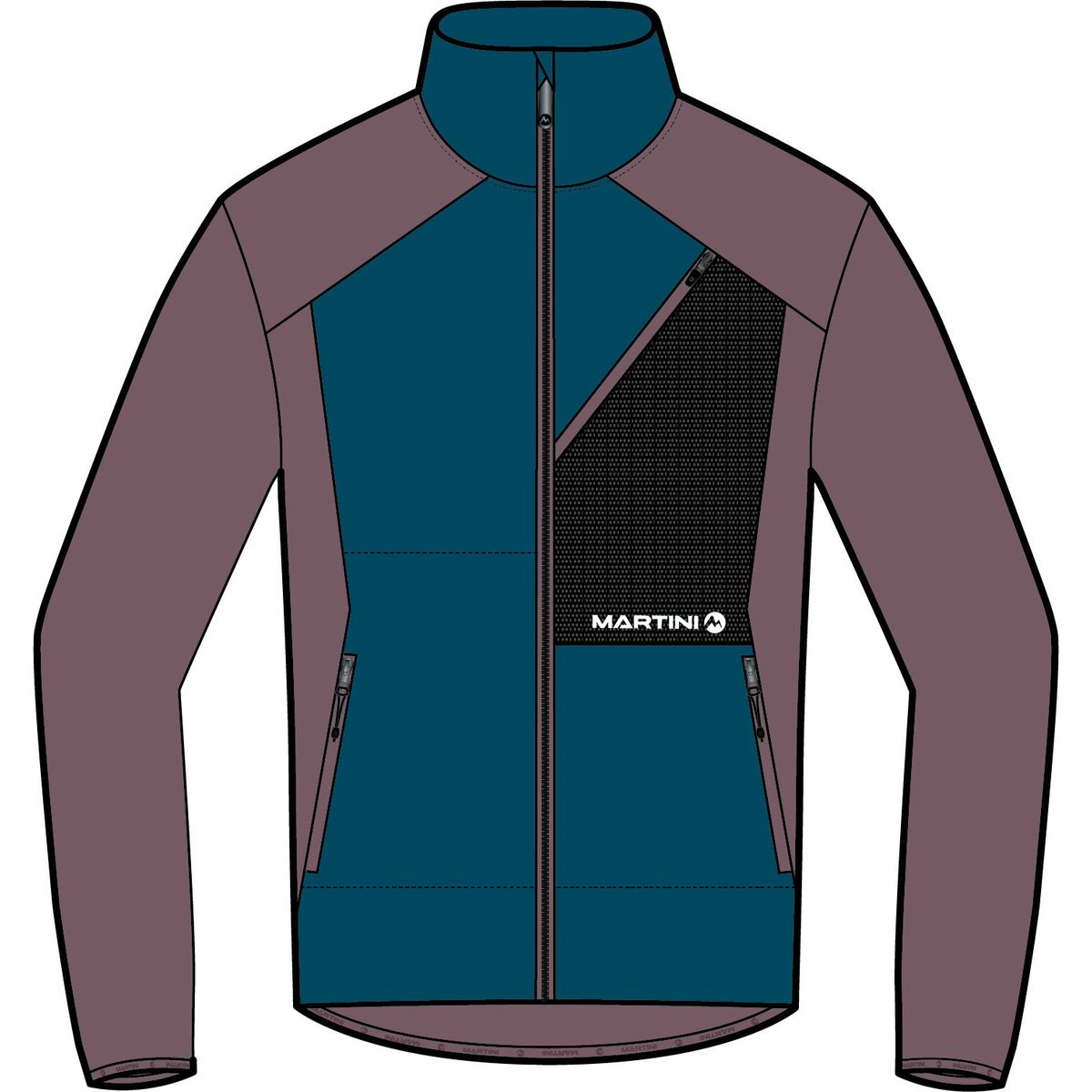 Martini Original Line WB Hybrid Jacket M poseidon/clay (134/582) S PSPA30798B-134/582-S