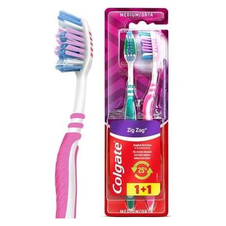 Colgate ZigZag Interdental Cleaning 2 Medium Toothbrush Interdental Cleaning 1 1 (Mittel, 2x) (35785312)