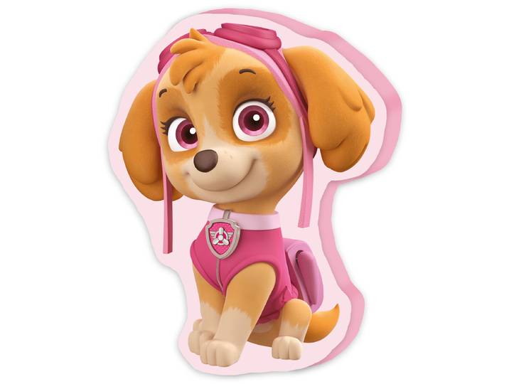 Kinder-Dekokissen Paw Patrol Skye 23 x 35 x 5cm Pink