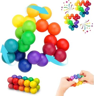 JoyToys CalmGrip Sensory Fidget Toy Ball For Stress Relief, Focus & Travel Fun CalmGrip Sensory Fidget Toy Ball For Stress Relief, Focus & Travel Fun