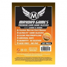 Mayday Games Premium Narrow Card Sleeves Yucatan (50 Stück) 54x80mm - 7136 - Kartenhüllen 293188