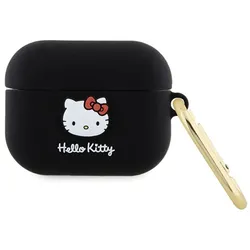 Hello Kitty Silicone 3D Kitty Head - Hülle für AirPods Pro (schwarz)