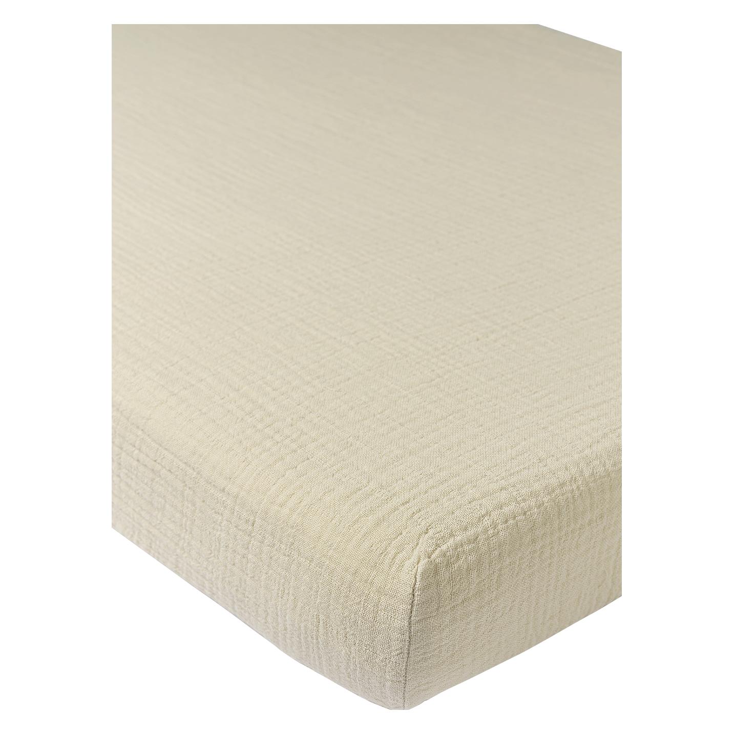 Meyco spannbettlaken wiege - pre-washed musselin (80 x 40 cm) (56603274)